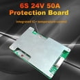 thumbnail image 1 of Placa de protección de batería de litio 6S 24 V 50 A con placa de protección PCB para balanceo/mejora de batería, 1 of 5