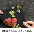 thumbnail image 6 of Black Colorful Flower Leaf Sunflower Pattern Door Rugs,Washable Non Slip Door Mats Indoor,Decorative Door Mats,Entry Mat Indoor for Entrance,Bedroom,Kitchen,Bathroom,16"x47", 6 of 6