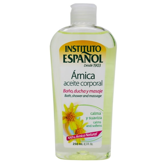 Instituto Español Arnica Oil, Body Oil with Fresh Fragrance for All Skin Types, 8.5 fl. oz.