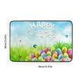 thumbnail image 3 of Dvkptbk Polyester Carpet Easter Carpet Three Sizes Faux Wool Entry Door Mat Bathroom Non Slip Mat Cartoons Pattern Easter Decoration Holiday Decorations Home Decoration, 3 of 6