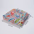 thumbnail image 5 of Unique Choice 2 Pieces Outdoor Chair Cushions, Patio Chair Pads, Red Flower, 5 of 9