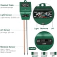 thumbnail image 2 of Accurate Probe for Indoor Outdoor Use, Soil Moisture Meter Comprehensive Testing Ranges Designed for Soil Measurements Plant Care Tool, 3-in-1 Soil Tester User-Friendly, 2 of 7
