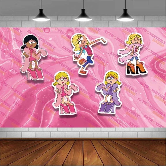 Lizzie Mcguire Banner Backdrop Banner Party Supplies Poster Movie Theme Background for Photography Birthday Decorations