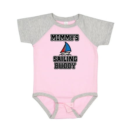 

Inktastic Mommy Sailing Buddy Sailboat Gift Baby Boy or Baby Girl Bodysuit