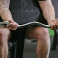 thumbnail image 3 of Titan Fitness Performance Series Olympic 4ft EZ Curl Bar, Barbell for Bicep/Tricep Curls, Rated 200 LB, Fits Olympic Weight Plates, Durable Steel Weight Bar for Weightlifting, Strength Training, 3 of 8