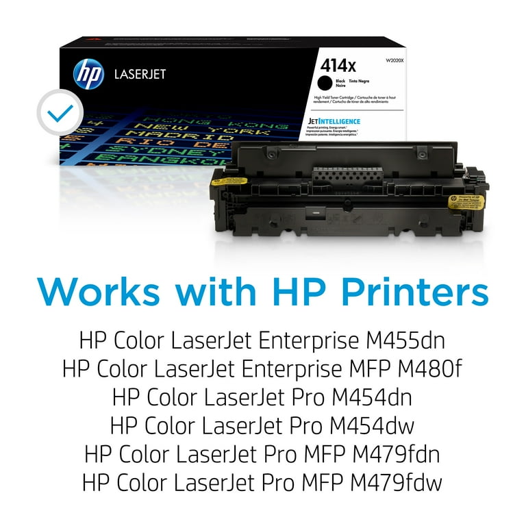HP 414X, (W2020X) High-Yield Black Original LaserJet Toner Cartridge HP 414X, (W2020X) High-Yield Black Original LaserJet Toner Cartridge