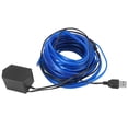 thumbnail image 1 of 10 Metros/33pies Coche Interior USB EL Cable Tira Azul Fría Luz Juego, 1 of 1