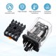 thumbnail image 4 of Relé de potencia MK2P-I DPDT, relé de 8 pines DC 24V con base de socket 2NC 2NO JQX-10F/2Z, 4 of 6