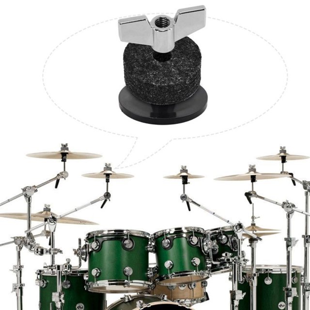 Cymbal Sleeve, Not Easy To Damage PVC Material Fine Workmanship Standard Size Hi Hat Cup Felt, Convenient To Use For Drum Lovers Most Drum Sets Black