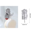 thumbnail image 1 of Rotatable Bird Wall Hooks Bird Shaped Vertical Hooks Cute Self Adhesive Hooks, 1 of 9