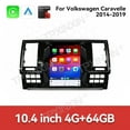thumbnail image 2 of TPXINXIN Android 13 Vertical Tesla Style Screen For Volkswagen VW Caravelle T6 2014-2019 Car GPS Navigation Multimedia Player HeadUnit BT, 2 of 11