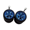 thumbnail image 4 of HILABEE 2 Pcs 1/64 Roues et Pneus de Voiture RC Remplace Directement Accessoires de Durabilité Bleu, 4 of 7