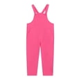 thumbnail image 2 of YunPes Boy's Girl's Straight Leg Jumpsuit Loose Fit Casual Bib Overalls Sleeveless Multi Color Kid's Toddlers with Pockets Overalls, 2 of 6