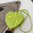 thumbnail image 5 of Slccxzc PU Leather Crossbody Bag Women Leaf Shaped Shoulder Bag Purse Elegant Mini Handbag Messenger Bag for Outdoor Travel, 5 of 7