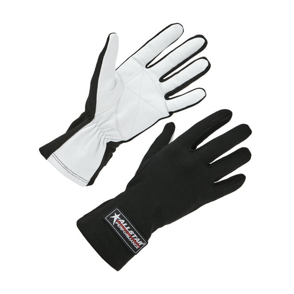 Driving Gloves Non-SFI S/L Black Large