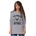 thumbnail image 3 of Us Air Force USAF Power Wings Logo Long Sleeve TShirt Men Women Brisco Brands M, 3 of 6