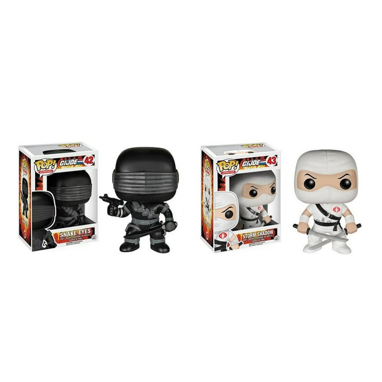 Snake Eyes Storm Shadow Black GI Joe VS White Cobra Ninja Duel
