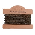 thumbnail image 1 of Cadena de eslabones torcidos Zulema joyería DIY AntiguoBronceRevestimiento eslabón de las cadenas de cable, 1 of 8