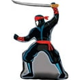 thumbnail image 4 of Stealth Ninja Birthday Party Supplies 5pc Balloon Bouquet Decorations, 4 of 6