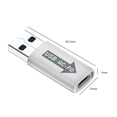 thumbnail image 4 of Adaptador QC 4.0 USB 3.1 A PD Tipo C 10 Gbps 5 V 3 () Blanco, 4 of 4