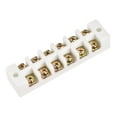 thumbnail image 1 of Unique Bargains Porcelain Ceramic Terminal Block 6 Way High Temperature 96.5x23x20mm for Wire Connector, 1 of 5
