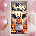 thumbnail image 6 of Decorative Design Happy Halloween Banner Animal Theme Pumpkin Decor Ghost Costume Bat Decoration for Halloween Party Indoor Decoration Outdoor Celebration, 6 of 9