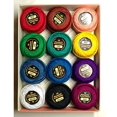 thumbnail image 1 of Wonderfil Eleganza #8 Perle Cotton Embroidery Thread Sampler Collection, "Kaleidoscope", 1 of 1