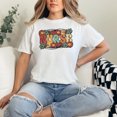 thumbnail image 2 of Retro Floral Nurse Design for Women, White Comfort Colors T-Shirt, Small, 2 of 3