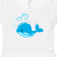 thumbnail image 4 of Inktastic Cute Blue Whale in Nautical Hat Girls Baby Dress, 4 of 5