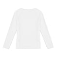 thumbnail image 6 of PWPSG Girls Spring Long Sleeve Tops Quick Dry Breathable Summer Sun Protection Shirts Casual Crewneck Workout Blouses with Pockets White 12 Years, 6 of 8
