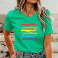 thumbnail image 2 of TINZ T-Shirt à Col Rond Imprimé Lettre Manches Courtes Col Rond T-Shirts pour Femmes Pack Ample Décontracté T-Shirt Cheer Manches Longues Pack T-Shirt Spandex T-Shirts pour Femmes, 2 of 5