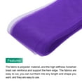 thumbnail image 4 of Uxcell 12 Yards Stiff Horsehair Braid 4.72" Wide for Polyester Boning Sewing Wedding Dress Dance Formal Dress Skirts Accessories, Purple, 4 of 7