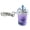 Purple, variant on Geemin Cat Bubble Tea Pendant Keychain Acrylic Milk Tea Keyring for Kids Bag Decoration