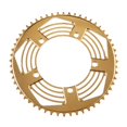 thumbnail image 3 of de plegable de 5 pernos, piezas de piñón de aluminio de rueda de cadena 130BCD Guía de cadena estrecha para reemplazo de , oro, 56T Macarena Plato de bicicleta plegable, 3 of 8