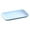 Blue #3, variant on Rectangular Serving Tray | 24.5x14.5x2.5cm Plastic Snack Plate | Multipurpose Food Tray for Hot Pot, BBQ, Fruit & Sausages | Durable & Easy-Clean Design