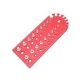 thumbnail image 4 of Comprobador de roscas para tuercas y pernos Tabla de tamaños de tornillos Identificador de pernos Calibre con regla en pulgadas y centímetros para, 4 of 8