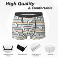 thumbnail image 2 of Mens Underwear Boxer Briefs - Cartoon Dinosaurs (3) Comfort Breathable men's boxer briefs with Flex Waistband, 2 of 7