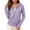 Purple, variant on Viluyesy Women's Full Zip Workout Hoodie UPF 50 Sun Protection Jackets with Pockets Thumb Holes Lightweight Quick Dry UV Protection for Hiking Running Outdoor Casual Wear