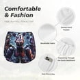 thumbnail image 6 of Lsque Five Nights At Freddy'S Printed Women's Running Shorts with Liner Pockets,Elastic Quick Dry Workout Athletic Gym Yoga Shorts,Womens High Waist Shorts-Large, 6 of 9