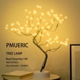 thumbnail image 2 of ABPETE ​​ Tabletop Bonsai Tree,DIY 108 LED Bonsai Tree Light with Bendable Branches - USB/Battery Powered Fairy Spirit Lamp for Home Decor, Night Light, and Festivals, 2 of 7