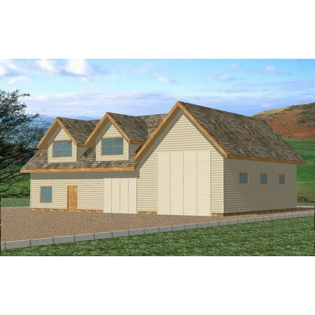 001-3120: Garage 0 Bed 3 Bath Luxury Home Plan 896 Sq Ft: Full Blueprints with License to Build by Home Plan Marketplace – Lesuto