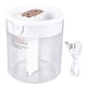 thumbnail image 1 of Humidificador de 2 l blanco de gran capacidad con doble boquilla, humidificador de niebla para el hogar, dormitorio, oficina, vaporizador de aire con luz nocturna USB silencioso, 1 of 10