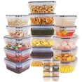 thumbnail image 2 of Airtight Food Storage Container Set， Meal Prep Container, Tupperware Sets With Lids, Food Storage Containers, Marker & Labels, 2 of 9