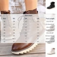 thumbnail image 2 of hzomhy Womens Snow Boots Round Toe Front Lacing Thick Sole Warm Lining for Casual Cold Weather Walking and Daily Wear, 2 of 8