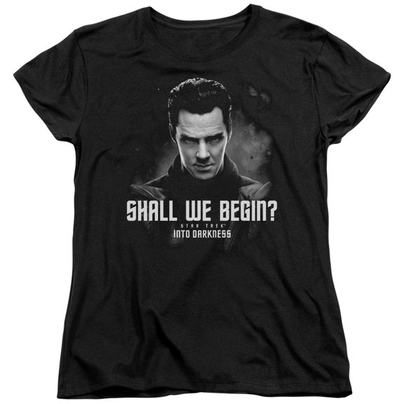 Star Trek - Shall We Begin - Women's Short Sleeve Shirt - Small
