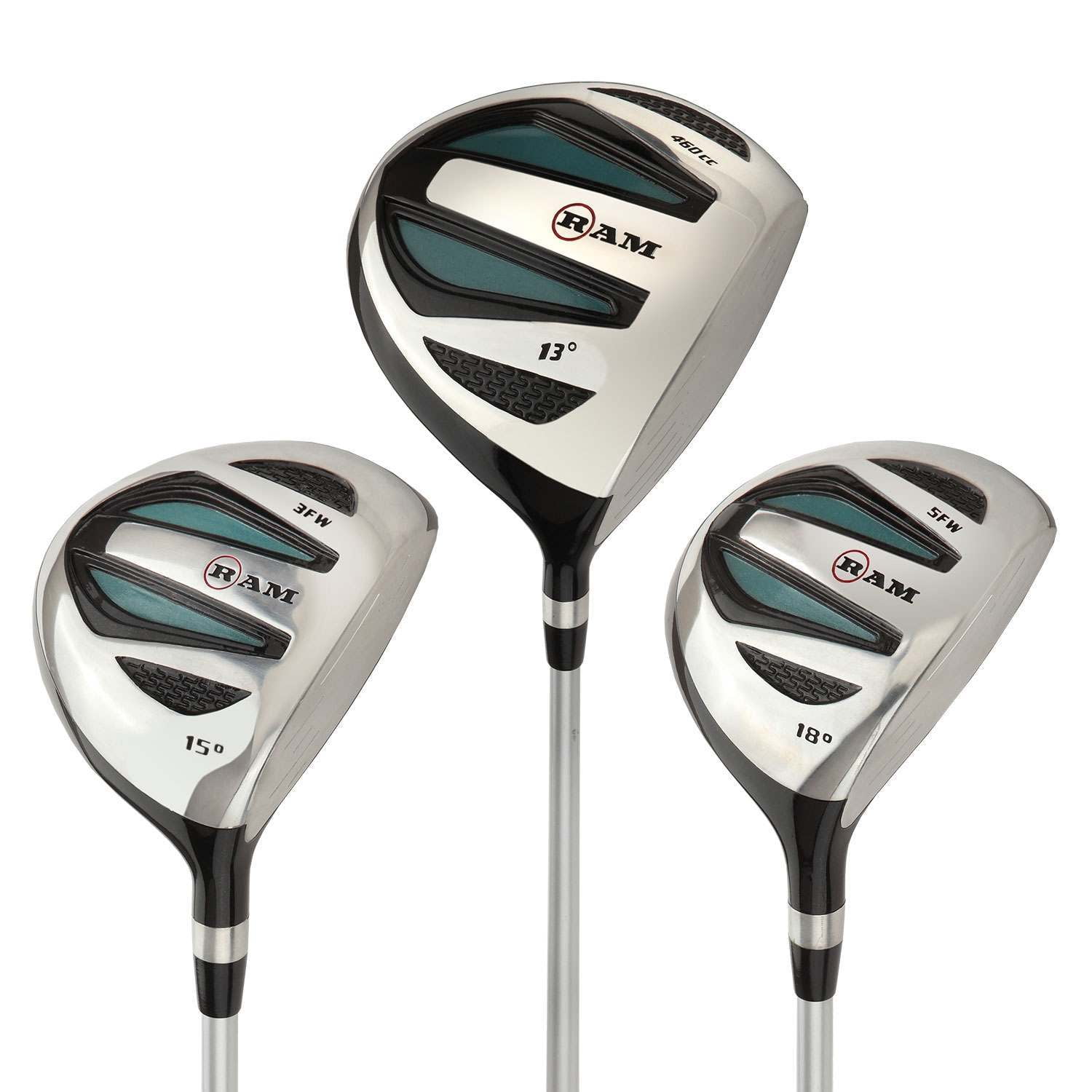 Ram Golf EZ3 Ladies Graphite Wood Set Driver, 3 & 5 Wood Headcovers