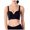 Black, variant on Yammkia Sports Bra High Impact Sports Bras for Women, Seamless Comfortable Yoga Bra with Removable Pads (Pink,L)