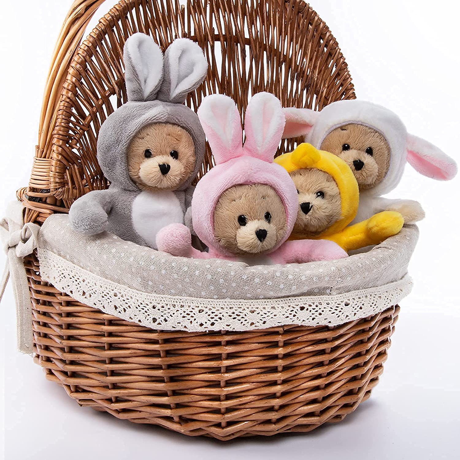 Mini Stuffed Animals Plush Toys, 4 Pcs 