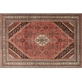 thumbnail image 1 of Ahgly Company Indoor Rectangle Traditional Saffron Red Persian Area Rugs, 2' x 3', 1 of 6