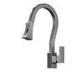 thumbnail image 1 of Digital Display Kitchen Faucet, Brushed 4 Functions Single Handle Pull Out Kitchen Sink Mixer Hot And Cold Water Taps ,Easy to Install, 1 of 7